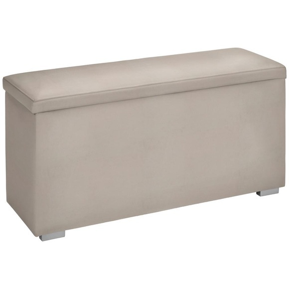 Truhenbank in Beige
