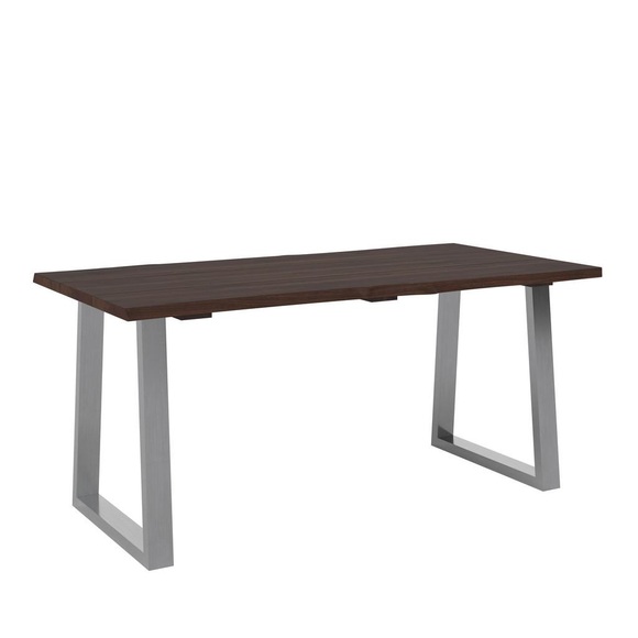 Gartentisch Akazie massiv 'Mauro', grau, ca. 180x90 cm