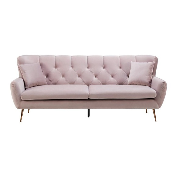 Sofa in rosa inkl. 2 Kissen 'Liliana'