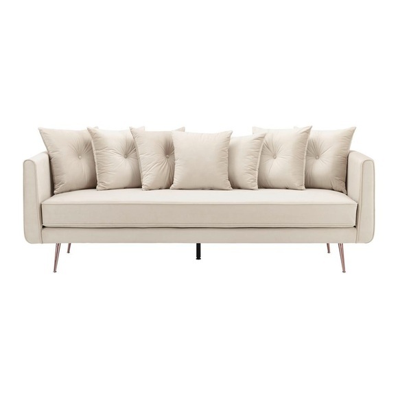 Sofa LUIS beige Samt