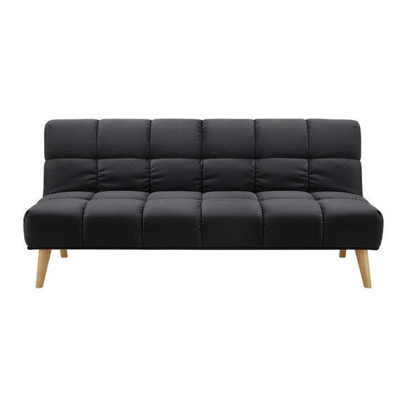 Bettsofa ALVA Schwarz Metallfuss