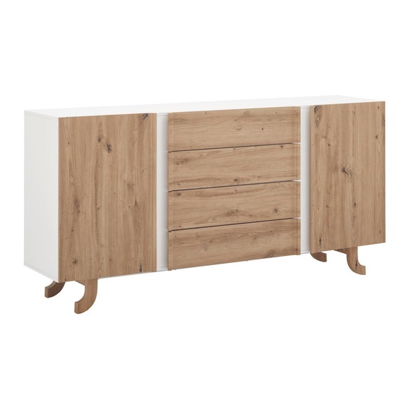Sideboard Holz, 'Vira' Massiv, Kiefer, 172/85/43 cm