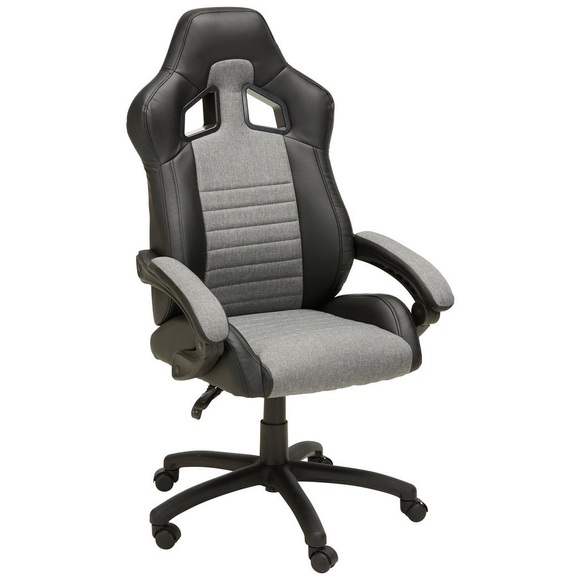 Gamingstuhl in Grau/Schwarz