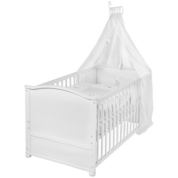 roba Kombi-Kinderbettset weiß Fox & Bunny - Gr.70x140 cm