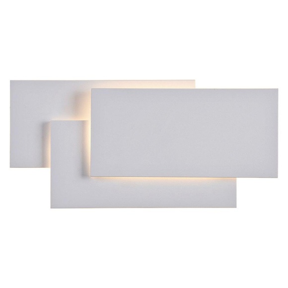 LED-Wandleuchte Trame, rechteckig