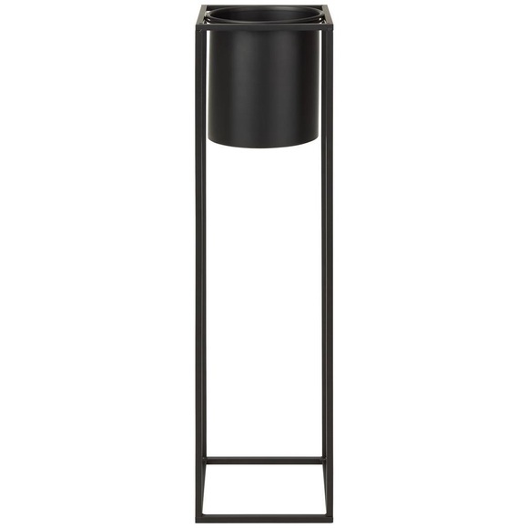 Übertopf Kiara in Schwarz