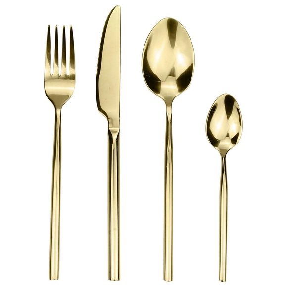 Besteckset Shine aus Edelstahl, 24-teilig
