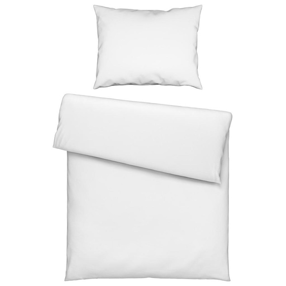Bettwäsche Iris in Weiss ca. 160x210cm