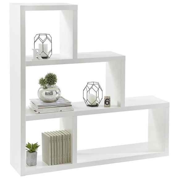 Xora Raumteiler in weiss , Zoe , Holzwerkstoff , 123.9x123.9x29 cm , matt, lackiert,Nachbildung , Beimöbel erhältlich, stehend, In verschiedenen Grössen erhältlich,Beimöbel erhältlich, stehend, In verschiedenen Grössen erhältlich,Beimöbel er