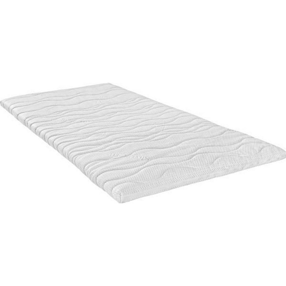 Sleeptex Topper 180/200 cm , Memory Air Pad Visco , weiss , Textil , H2=mittel bis ca.80kg , 180x200 cm , Doppeltuch , Bezug abnehmbar/waschbar, Ober- und Unterseite versteppt, wendbar, klimatisierte Belüftungskanäle, für verstellbare Lattenroste 