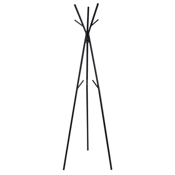 Carryhome Kleiderständer in schwarz , Trio -Top- , Metall , 50x171x50 cm , pulverbeschichtet , 000537000602
