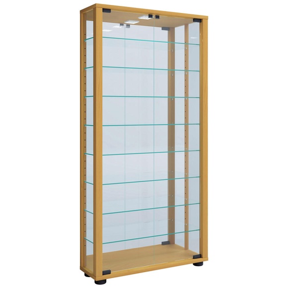 Holz Glas Vitrine Sammel Glasvitrine Schaukasten Standvitrine Lumo Maxi Spiegel Holz Glas Vitrine Sammel Glasvitrine Schaukasten Standvitrine Lumo Maxi Spiegel