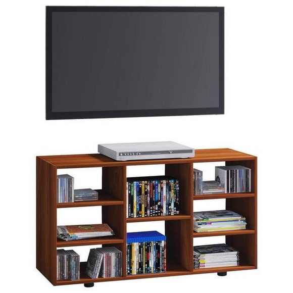 MID.YOU Tv-rack , Fetino , Nussbaumfarben , Holzwerkstoff , 114x60x40 cm , melaminharzbeschichtet,Nachbildung , 000657026403