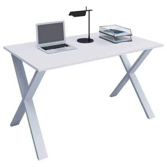 MID.YOU Schreibtisch 110/50/76 cm in weiss , Lona , Holzwerkstoff , 50x76 cm , melaminharzbeschichtet,Nachbildung , in verschiedenen Holz-Dekoren erhältlich , 00065702638R