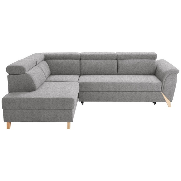 Stylife Ecksofa in webstoff grau, flieder , Ritmo -Exklusiv- , 265x200 cm , 000682001609