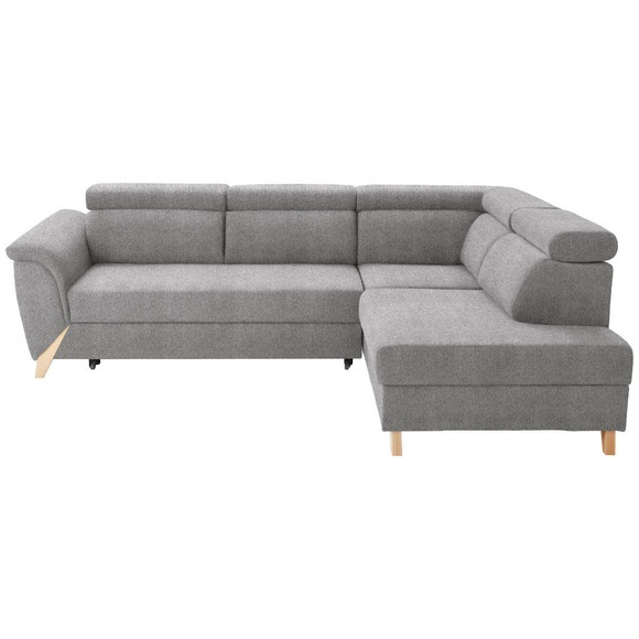 Stylife Ecksofa in webstoff grau , Ritmo -Exklusiv- , 265x200 cm , 000682001612