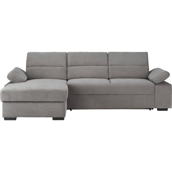 Cantus Wohnlandschaft in textil hellgrau , Norman -Exklusiv- , Uni , 166 cm , matt,Webstoff , Typenauswahl, Stoffauswahl, seitenverkehrt erhältlich , 000812000105