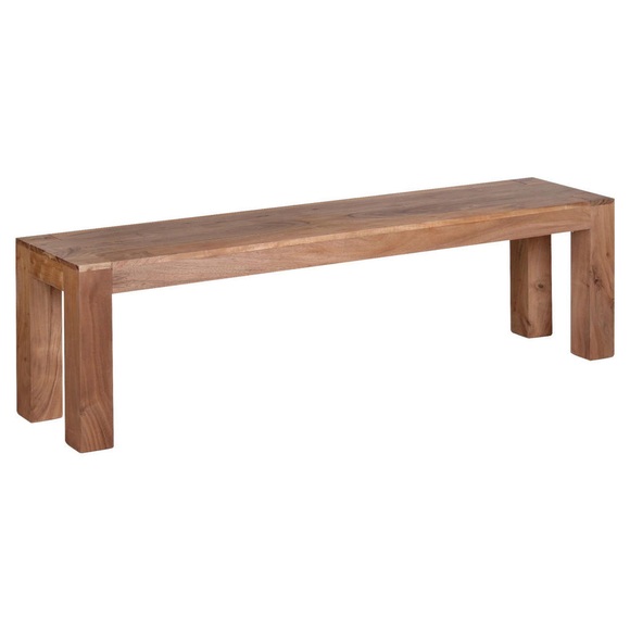 MID.YOU Sitzbank in holz akaziefarben , Mumbai , 160x45x35 cm , 000850000480