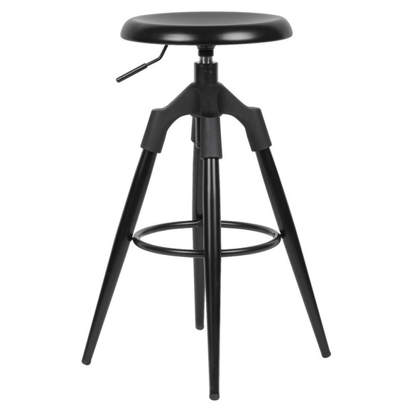 MID.YOU Barhocker in metall schwarz , Barhocker , 53x72x53 cm , 000850014503