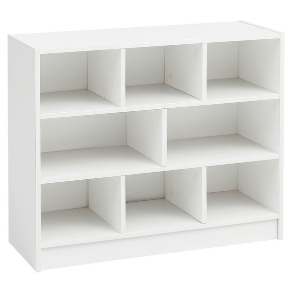 MID.YOU Regal 80/68,5/29,5 cm weiss , Regal , Holzwerkstoff , 80x68.5x29.5 cm , lackiert, melaminharzbeschichtet,lackiert, melaminharzbeschichtet,Nachbildung,Nachbildung , stehend , 000850020101