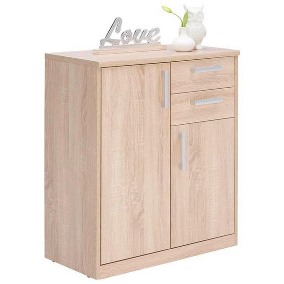 Xora Kommode 72/84/36 cm , Easy , Sonoma Eiche , Holzwerkstoff , 72x84x36 cm , Dekorfolie,Nachbildung , Typenauswahl,Typenauswahl,Typenauswahl , 000017003105