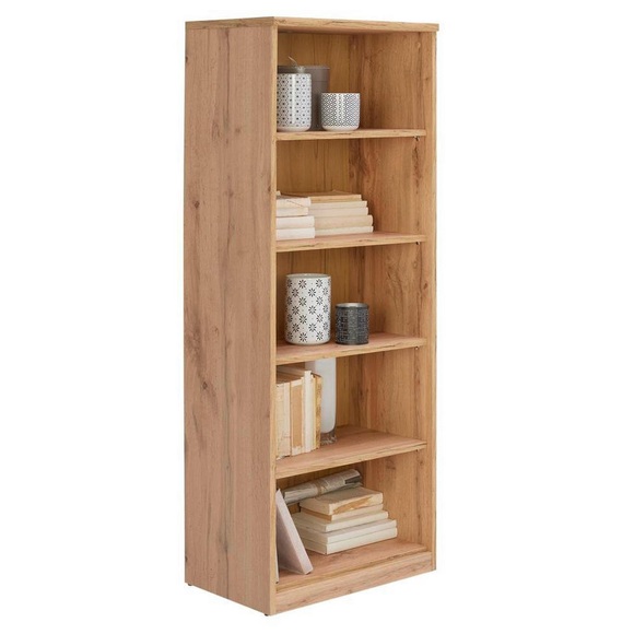 Xora Regal 55/148/36 cm eichefarben , Easy , Holzwerkstoff , 55x148x36 cm , Dekorfolie,Nachbildung , Beimöbel erhältlich,Beimöbel erhältlich,Beimöbel erhältlich , 000017003325