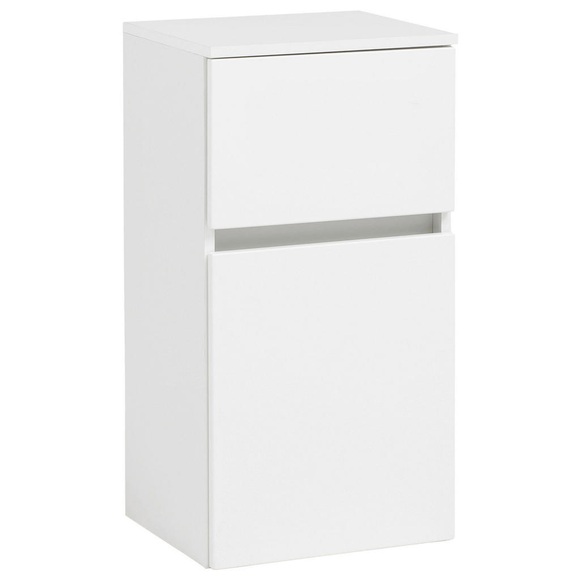 Held Unterschrank in , Kopenhagen , Weiss , Holzwerkstoff , 1 Fächer , 1 Schubladen , 40x79x35 cm , Melamin,Melamin,matt,Nachbildung,Nachbildung,Nachbildung , stehend, hängend , 000307010605