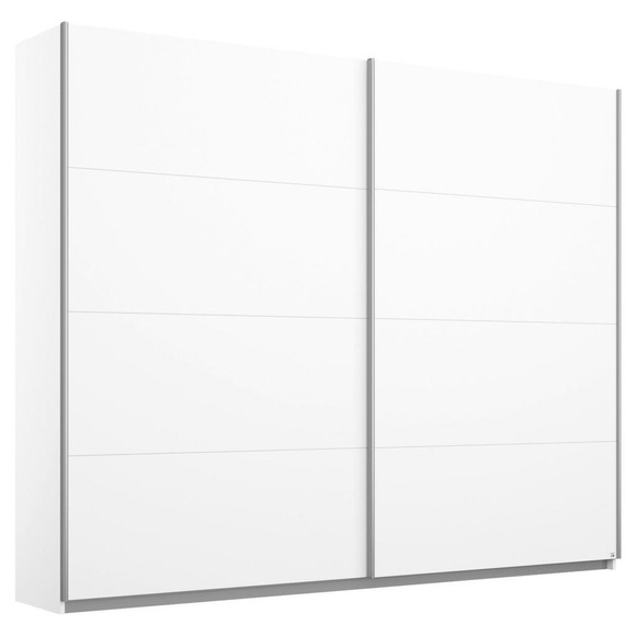 MID.YOU Schwebetürenschrank in weiss , Belluno 226 CM Weiss , Holzwerkstoff , 2 Fächer , 226x210x62 cm , bedruckt,Nachbildung , 000380067406