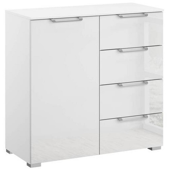 Novel Sideboard 80/81/42 cm , Aldono-Deluxe , weiss , Metall , 80x81x42 cm , matt, bedruckt,Nachbildung , Typenauswahl, Beimöbel erhältlich, stehend, In verschiedenen Grössen erhältlich, in verschiedenen Holzdekoren erhältlich , 00038006921C