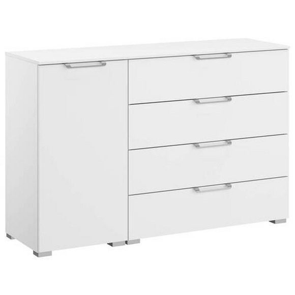 Novel Sideboard 120/81/42 cm , Aldono-Deluxe , weiss , Metall , 120x81x42 cm , matt, bedruckt,Nachbildung , Typenauswahl, Beimöbel erhältlich, stehend, In verschiedenen Grössen erhältlich, in verschiedenen Holzdekoren erhältlich , 000380069268