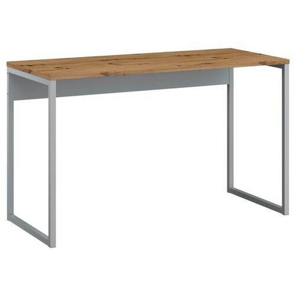 Stylife Schreibtisch 120/58/74 cm in grau, eichefarben , Lima , Holzwerkstoff , 58x74 cm , lackiert,Dekorfolie,Nachbildung , 000380085207