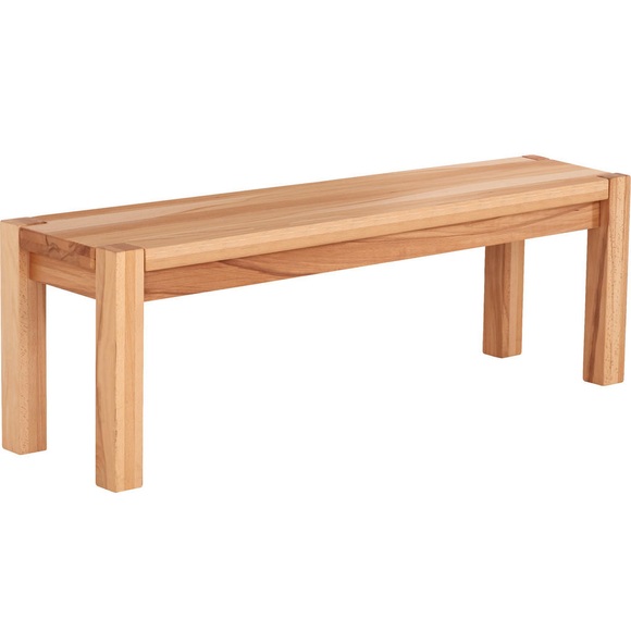 Livetastic Sitzbank in holz buchefarben , Select -Exklusiv- -Po- , Kernbuche , massiv , 125x42x35 cm , geölt,Echtholz , 001507000704