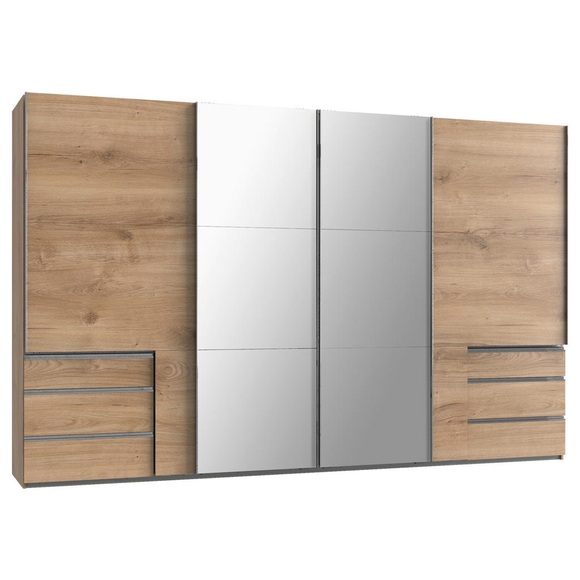 Fresh To Go Schwebetürenschrank »Level«, mit Synchronöffnung