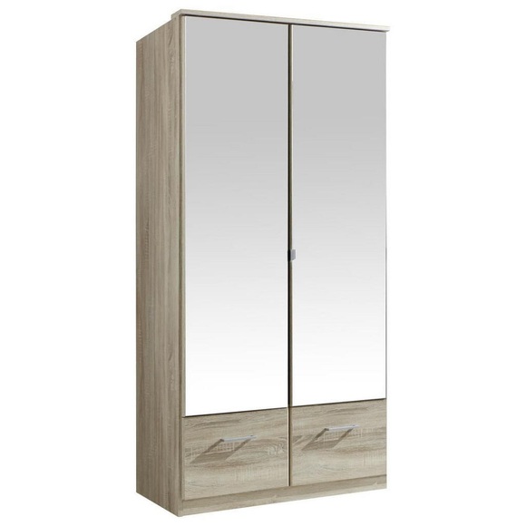 home24 Drehtuerenschrank Rajmi (mit Schubladen)