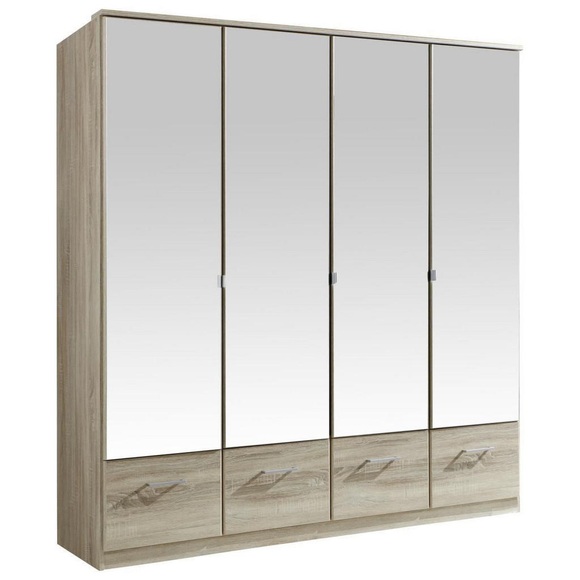 home24 Drehtuerenschrank Rajmi (mit Schubladen)