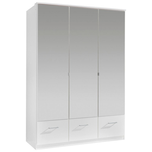 home24 Drehtuerenschrank Rajmi (mit Spiegel)