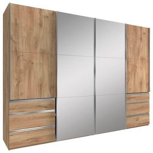 Fresh To Go Schwebetürenschrank »Level«, mit Synchronöffnung