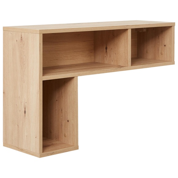 Ti`me Wandregal 80/50/25 cm , Stage , Eichefarben , Holzwerkstoff , 80x50x25 cm , Melamin,Nachbildung , hängend , 001803058910