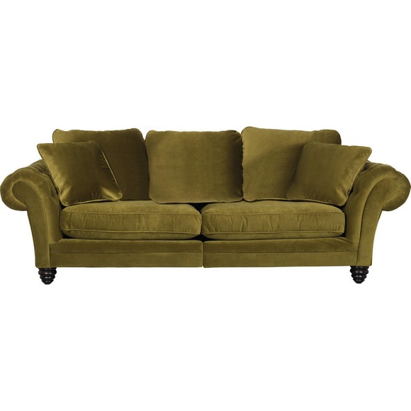 Ambia Home Megasofa in textil grün , Marokko , 273x85x110 cm , Flachgewebe , Stoffauswahl , 001877044401