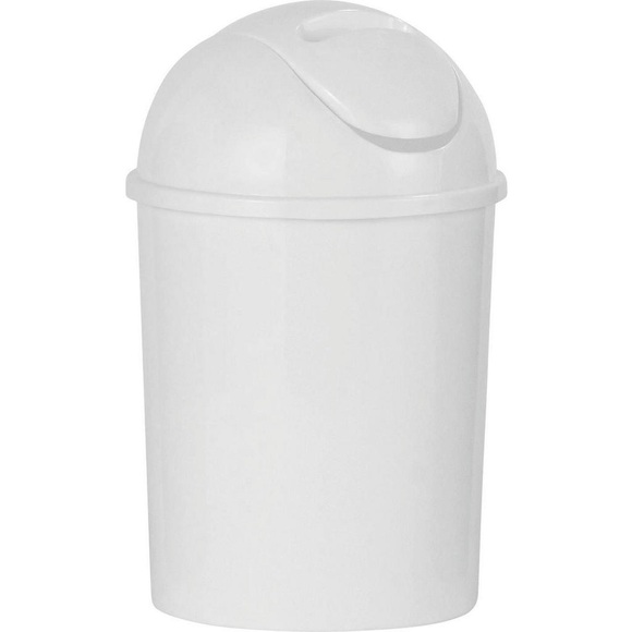 Sadena Abfalleimer 5 l , Eco , weiss , Kunststoff , 31 cm , 001891003702