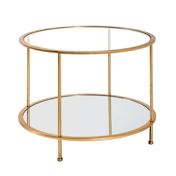 XXXLutz Beistelltisch in metall, glas , Faro 3 , 60x45x60 cm , lackiert , 001931067603