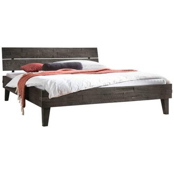 Hasena - Bett ALOA - Vintage grey - Holz - 140x200