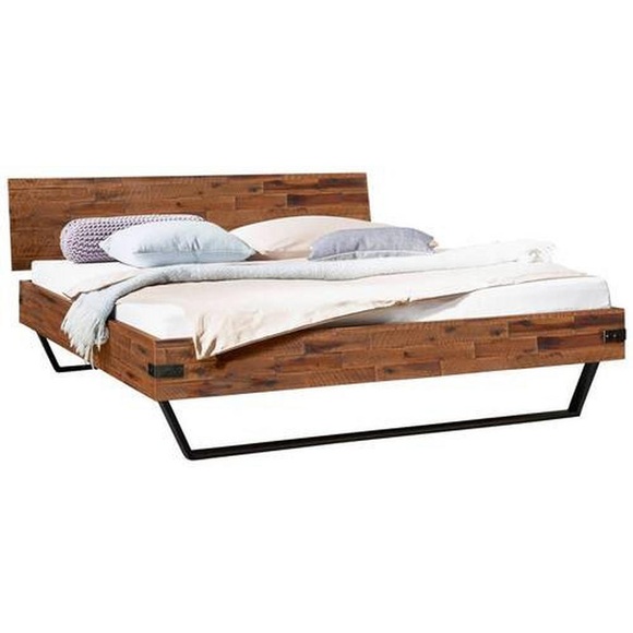 Hasena - Bett EZZO - Vintage brown - Holz - 140x200