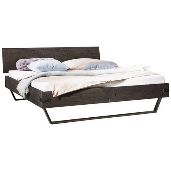 Hasena - Bett EZZO - Vintage grey - Holz - 160x200
