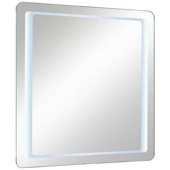 Xora Badezimmerspiegel 70/70/3 cm , 980.837021 , Glas , 70x70x3 cm , feuchtraumgeeignet, In verschiedenen Grössen erhältlich, senkrecht montierbar , 001977022506