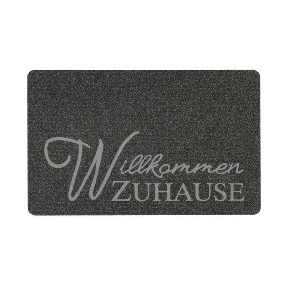 Esposa Fußmatte , Flocky Color , Grau , Kunststoff , Schriftzug , 50x80 cm , rutschfest, Für Fussbodenheizung geeignet , 001250002104