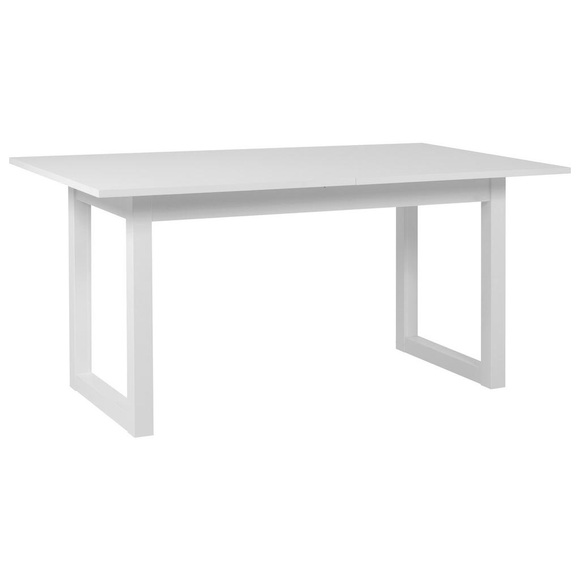 MID.YOU Esstisch in holzwerkstoff 160-200/90/75 cm , Denver , Weiss , 90x75 cm , foliert,Nachbildung , ausziehbar , 002478015702