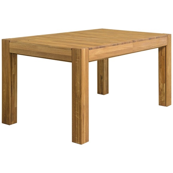 Livetastic Esstisch in holz 160/90/75 cm , Stretch , Eichefarben , Wildeiche , massiv , 90x75 cm , geölt,Echtholz , ausziehbar , 002748007001