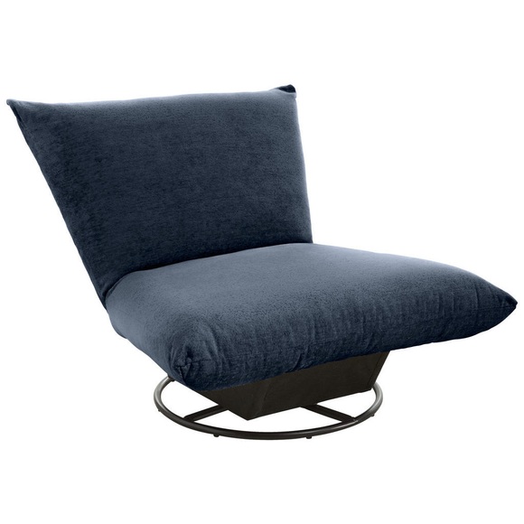 Livetastic Relaxsessel in textil dunkelblau , Cremona , Uni , 100x78x96 cm , pulverbeschichtet,Bouclé , 002310005912