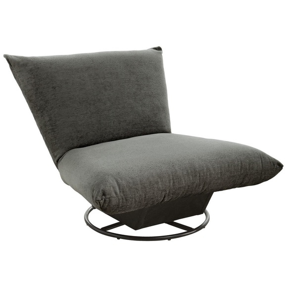 Livetastic Relaxsessel in textil anthrazit , Cremona , Uni , 100x78x96 cm , pulverbeschichtet,Bouclé , 002310005913